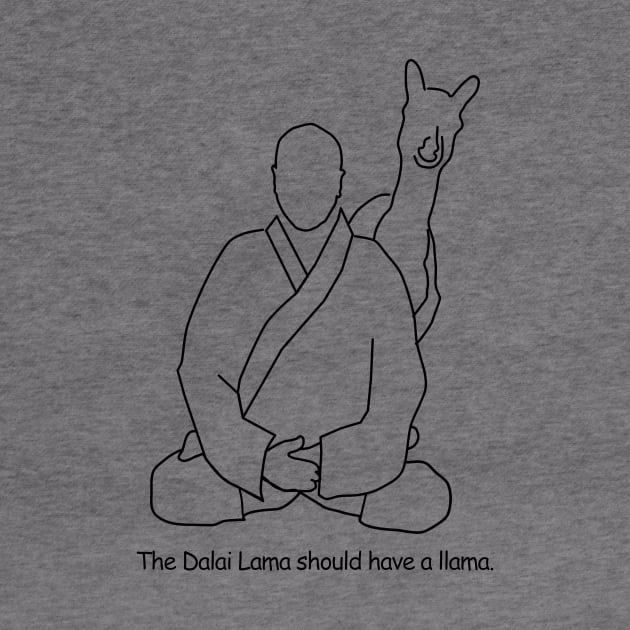 The Dalai Lama's llama. by Verl